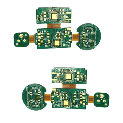 Polyimide Quick Turn Flex Circuits 4L Rigid Custom Flexible Pcb 4mil