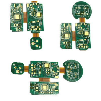 Polyimide Quick Turn Flex Circuits 4L Rigid Custom Flexible Pcb 4mil